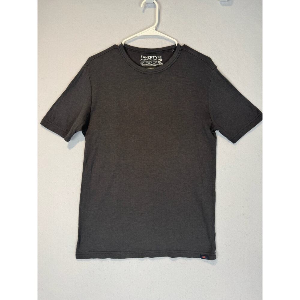 Faherty Cloud Cotton‎ T Shirt Mens XS Gray Crewneck Pima Modal Short Sleeve